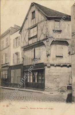 Carte postale ancienne Maison de bois (xve siècle) — Cognac (Charente)