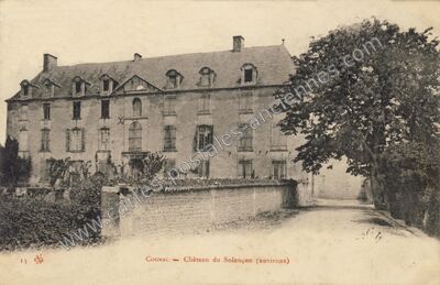 Carte postale ancienne Château du Solençon (environs) — Cognac (Charente)