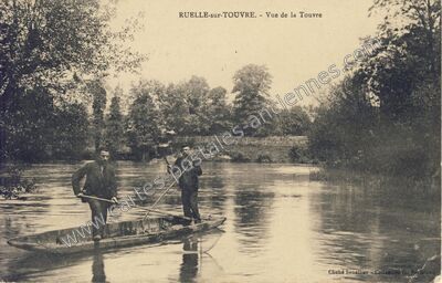 Carte postale ancienne Vue de la Touvre — Ruelle-sur-Touvre (Charente)