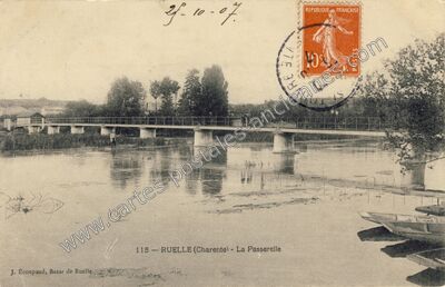 Carte postale ancienne Ruelle — Ruelle-sur-Touvre (Charente)