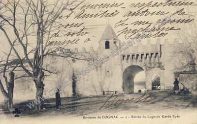 Carte postale ancienne Garde Epee — Saint-Brice (Charente)