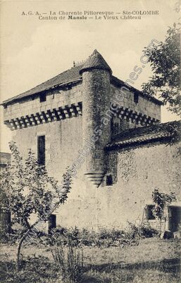 Carte postale ancienne Ste Colombe — Mansle (Charente)