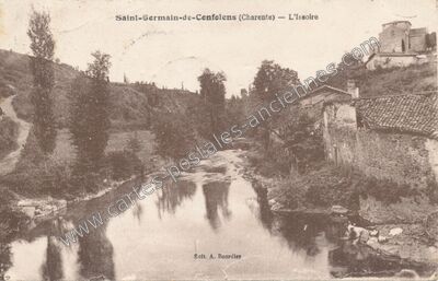 Carte postale ancienne L'Issoire — Saint-Germain-de-Confolens (Charente)