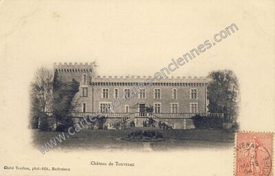 Carte postale ancienne Chateau de Touverac — Touvérac (Charente)