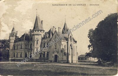 Carte postale ancienne La Grolle — Touvérac (Charente)