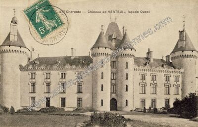 Carte postale ancienne Chateau de Verteuil — Verteuil-sur-Charente (Charente)