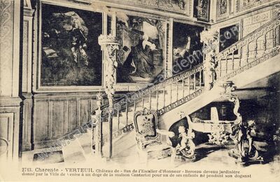 Carte postale ancienne Chateau de Verteuil — Verteuil-sur-Charente (Charente)