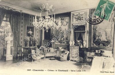 Carte postale ancienne Chateau de Verteuil — Verteuil-sur-Charente (Charente)