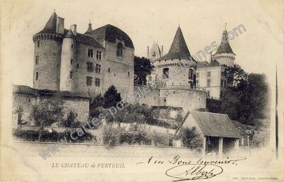 Carte postale ancienne Chateau de Verteuil — Verteuil-sur-Charente (Charente)