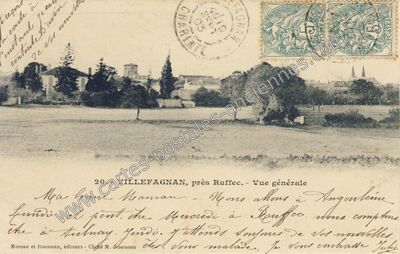Carte postale ancienne Villefagnan