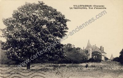 Carte postale ancienne La Cantinolière. Vue d'ensemble — Villefagnan (Charente)