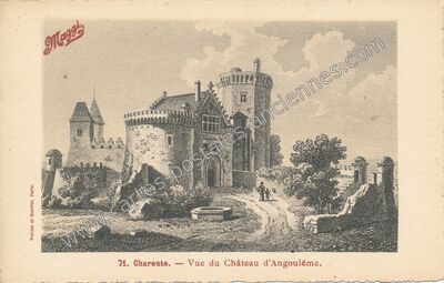 Carte postale ancienne Chateau d'Angouleme — Angoulême (Charente)