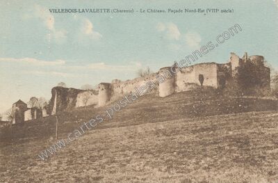 Carte postale ancienne Chateau de Villebois Lavalette — Villebois-Lavalette (Charente)