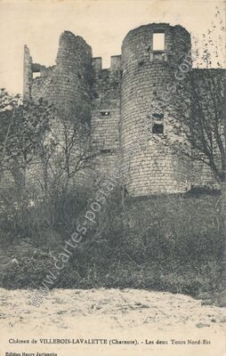 Carte postale ancienne Chateau de Villebois Lavalette — Villebois-Lavalette (Charente)