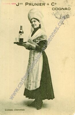 Carte postale ancienne Costume Charentais — Non Localisée (Charente-Maritime)