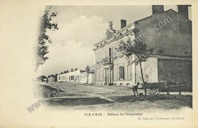 Carte postale ancienne Maison de l'Empereur — Île-d'Aix (Charente-Maritime)