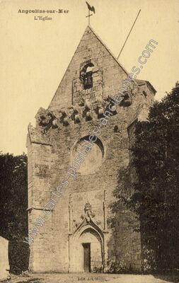 Carte postale ancienne Angoulins sur Mer — Angoulins (Charente-Maritime)