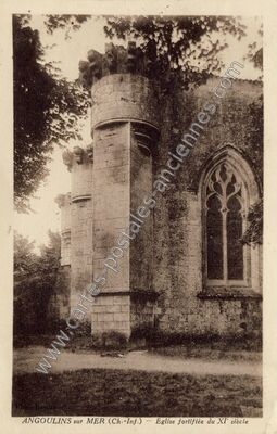 Carte postale ancienne Angoulins sur Mer — Angoulins (Charente-Maritime)