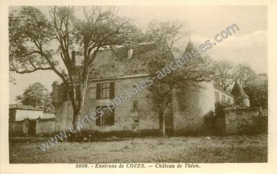 Carte postale ancienne Chateau de Theon — Arces (Charente-Maritime)