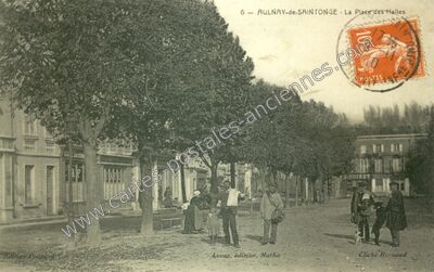 Carte postale ancienne Aulnay de Saintonge — Aulnay (Charente-Maritime)