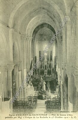 Carte postale ancienne Aulnay de Saintonge — Aulnay (Charente-Maritime)