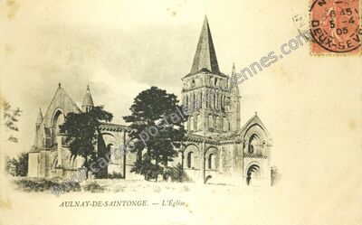 Carte postale ancienne Aulnay de Saintonge — Aulnay (Charente-Maritime)