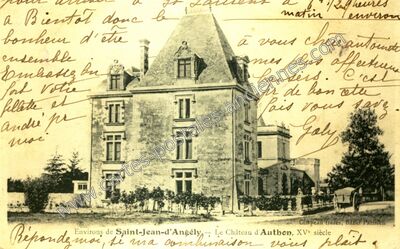 Carte postale ancienne Authon — Authon-Ébéon (Charente-Maritime)