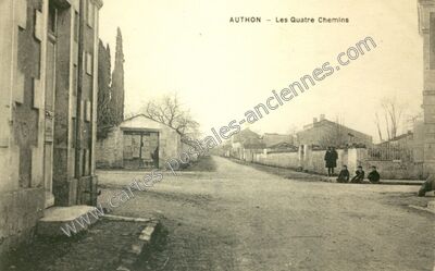 Carte postale ancienne Authon — Authon-Ébéon (Charente-Maritime)