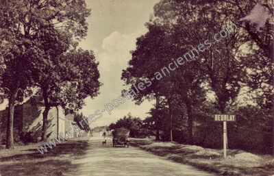 Carte postale ancienne Beurlay — Beurlay (Charente-Maritime)