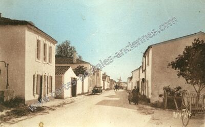 Carte postale ancienne Bourgneuf — Bourgneuf (Charente-Maritime)