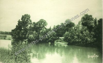 Carte postale ancienne Bussac-sur-Charente
