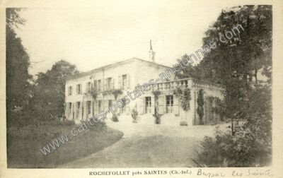 Carte postale ancienne Rochefollet — Bussac-sur-Charente (Charente-Maritime)