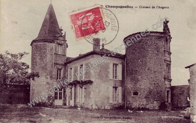 Carte postale ancienne Château de l'Augerie — Champagnolles (Charente-Maritime)