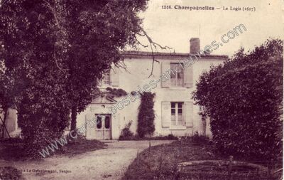Carte postale ancienne Le Logis (1607) — Champagnolles (Charente-Maritime)