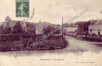 Carte postale ancienne Vue générale — Chaniers (Charente-Maritime)