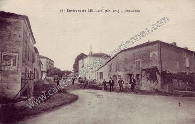 Carte postale ancienne Chauveau — Chaniers (Charente-Maritime)