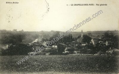 Carte postale ancienne La Chapelle-des-Pots