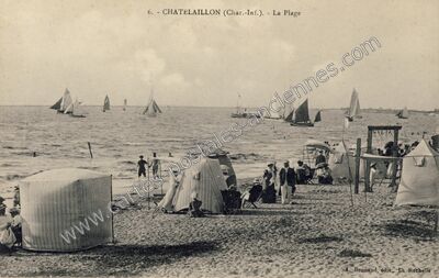 Carte postale ancienne Chatelaillon — Châtelaillon-Plage (Charente-Maritime)