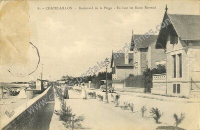 Carte postale ancienne Chatelaillon — Châtelaillon-Plage (Charente-Maritime)
