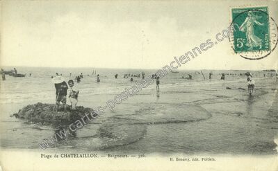 Carte postale ancienne Chatelaillon — Châtelaillon-Plage (Charente-Maritime)