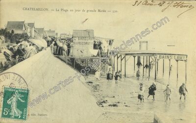 Carte postale ancienne Chatelaillon — Châtelaillon-Plage (Charente-Maritime)