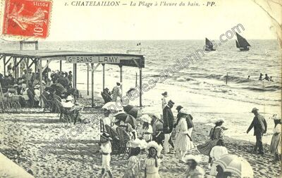 Carte postale ancienne Chatelaillon — Châtelaillon-Plage (Charente-Maritime)