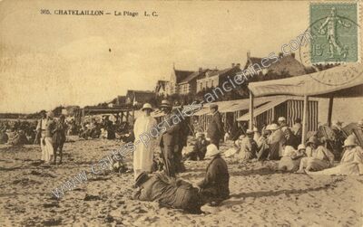Carte postale ancienne Chatelaillon — Le Chay (Charente-Maritime)