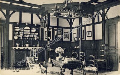 Carte postale ancienne Chateau de Chenac — Chenac-Saint-Seurin-d'Uzet (Charente-Maritime)