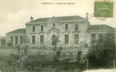 Carte postale ancienne Chenac — Chenac-Saint-Seurin-d'Uzet (Charente-Maritime)