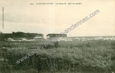 Carte postale ancienne St Seurin d'Uzet — Chenac-Saint-Seurin-d'Uzet (Charente-Maritime)