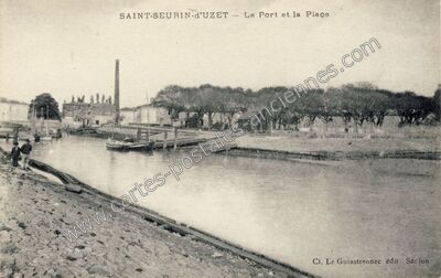 Carte postale ancienne St Seurin d'Uzet — Chenac-Saint-Seurin-d'Uzet (Charente-Maritime)