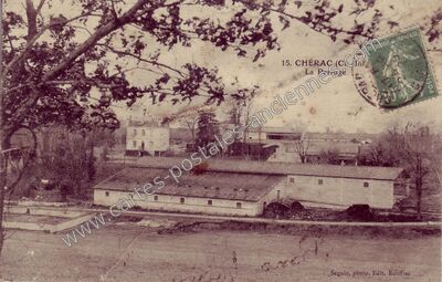 Carte postale ancienne La Perruge — Chérac (Charente-Maritime)
