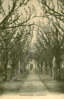 Carte postale ancienne L'Aumônerie — Corme-Écluse (Charente-Maritime)