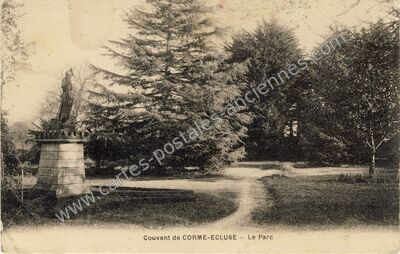 Carte postale ancienne Couvent - Le Parc — Corme-Écluse (Charente-Maritime)